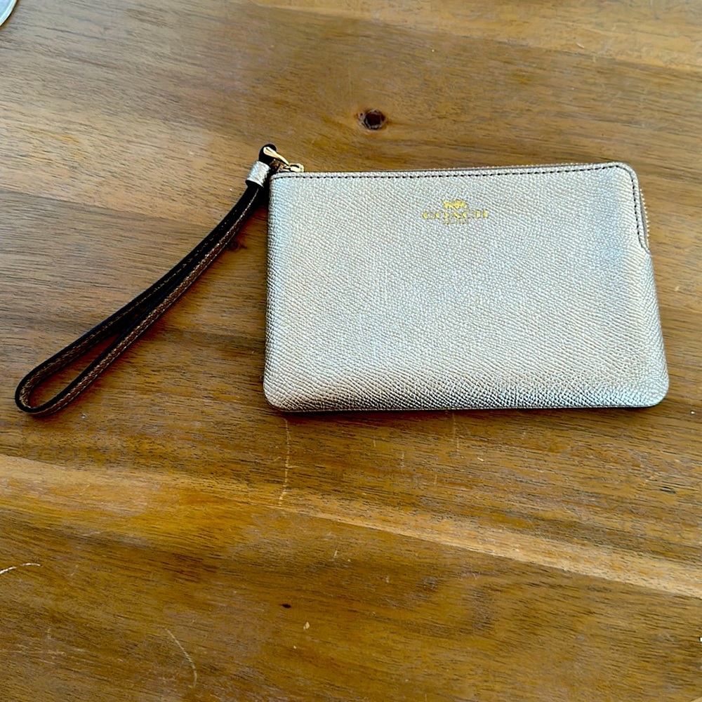 Coach wrist mini purse